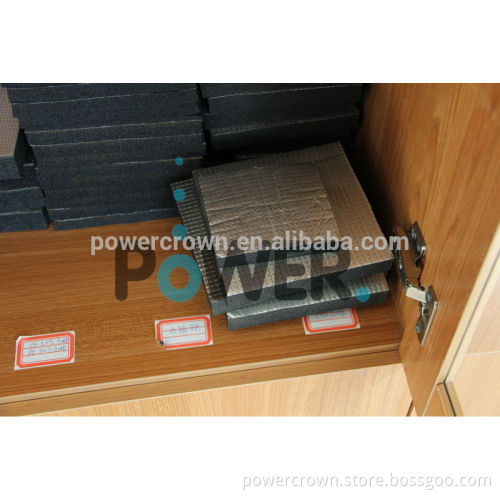 structural foam blocks with aluminum foil